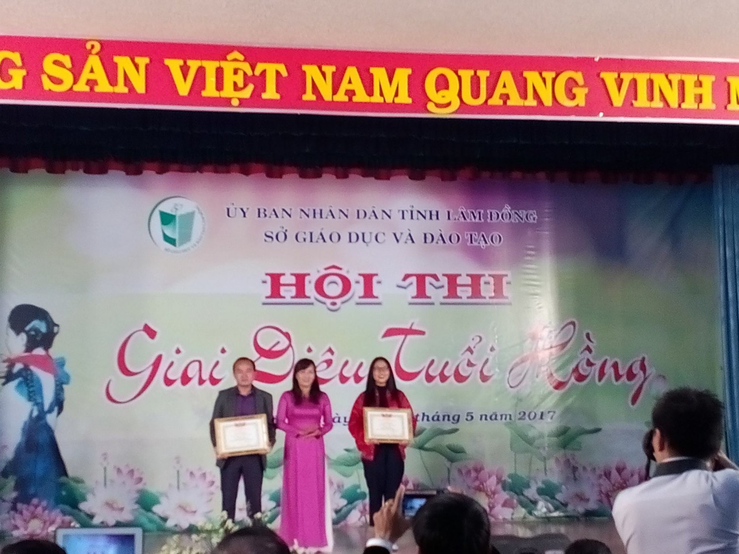 Trường THPT Lâm Hà tham gia Hội thi "Giai điệu tuổi hồng" Ngành Giáo dục Lâm Đồng năm 2017