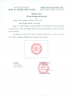 Thông báo về việc sử dụng con dấu mới của Đảng ủy Trường THPT Lâm Hà